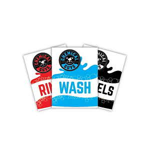 CHEMICALGUYS BUCKET STICKER WASH BLUE