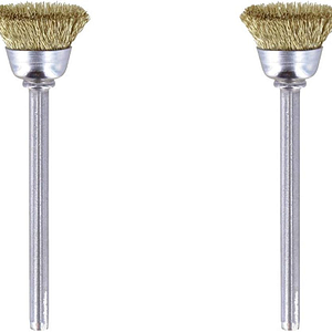 Dremel 536 13mm Cup Shape Brass Brush Multipack - Pack Of 2 26150536JA