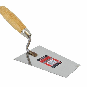 AWTOOLS TRAPEZOIDAL STAINLESS STAINLESS TROOP 160mm WOODEN HANDLE (AW30253)