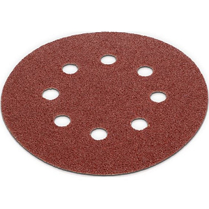 AWTOOLS VELCRO SANDING DISC SET w/ HOLES 5pcs P100 AW57456