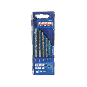 Faithfull Standard Masonrz Drill Set, 5 Piece 5/7mm FAIMDSET5