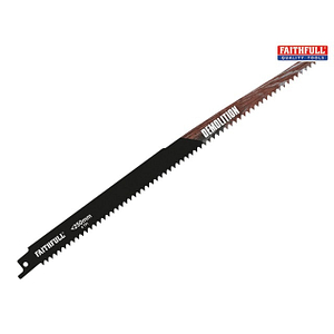 Faithfull Bi-Metal Sabre Saw Blade Demolition 300mm 6TPI FAISBS1411DF