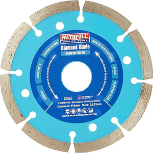 Faithfull 115mm Diamond Disc - Contract ECO FAIDB115C