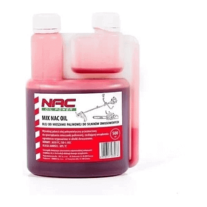 NAC OIL FOR TWO-STROKE ENGINES WITH A DISPENSER