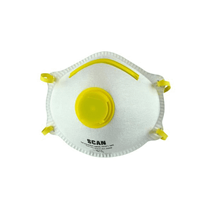 Scan Moulded Disposable Mask Valved FFP1 Protection (Box 10)