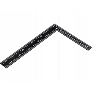 VOREL CARPENTRY ANGLE 300 x 200mm BLACK
