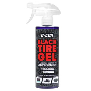 D CON DARK BLACK TIRE GEL DRESSING 500ML (D_TVD_103_500)