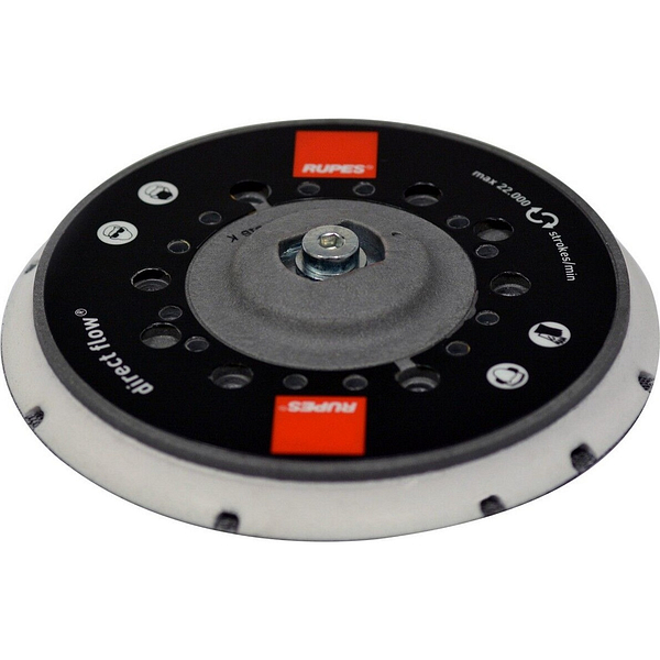 RUPES 981.550 BACKING PAD 150MM VELCRO PAD MULTIHOLE M8 HARD-H 12MM