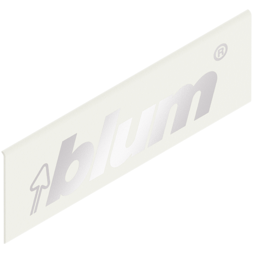 ZA7.0700.BL LEGRABOX Branding element, rectangular, symmetrical, for  LEGRABOX pure, printed - T&H