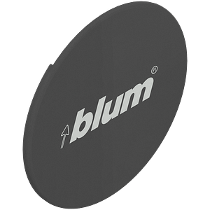 20F9001.BL AVENTOS HF/HS/HL lift systems, cover cap, round, symmetrical, Suitable for SERVO-DRIVE, printed