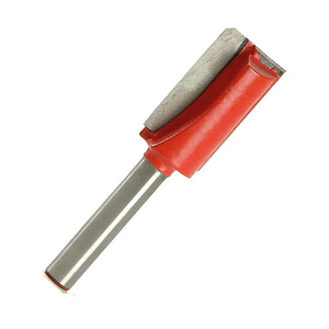 Faithfull FAIRB227 Router Bit TC Two Flute 1/4in 15mm,Red / Silver