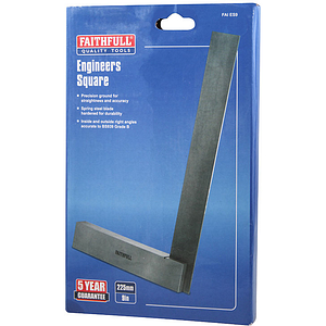 FAITHFULL CARPENTERS TRY SQUARE 9IN
