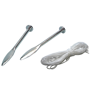 Faithfull FAILP1 Card of 2 Line Pins and 18mtrs of line