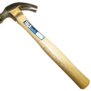 Tala 16oz Wood Handled Claw Hammer TAL28016