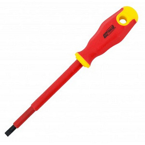 AWTOOLS VDE INSULATED SCREWDRIVER SL4 x 100mm AW37104