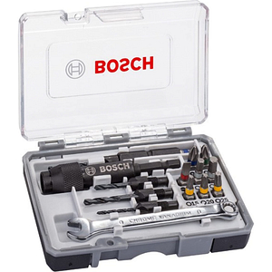 BOSCH EXTRA HARD HSS TWIST DRILL AND SCREWDRIVER BIT SET, 20-PIECE (2607002786)