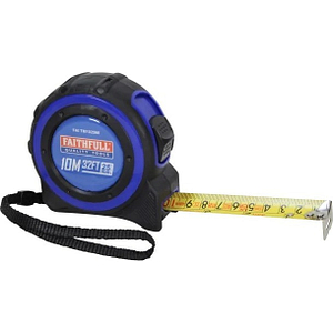 Faithfull Trade Tape Measure 10m/33ft (Width 25mm) FAITM1025MI