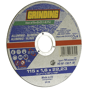 GRINDING ABRASIVE DISC FOR CUTTING FOR ALUMINUM
