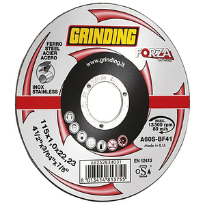 GRINDING ABRASIVE DISC FOR CUTTING FOR IRON AND STAINLESS STEEL