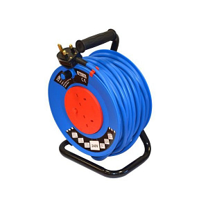 Tala Heavy-Duty Cable Reel 220V 2-Socket 25m TAL59217
