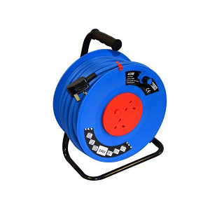 Tala Heavy-Duty Cable Reel 220V 2-Socket 40m TAL59230