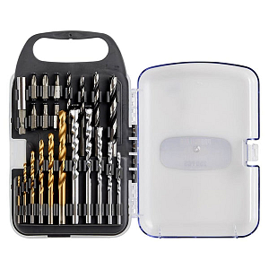 probuilder 52823 drill bit set front view 1 2