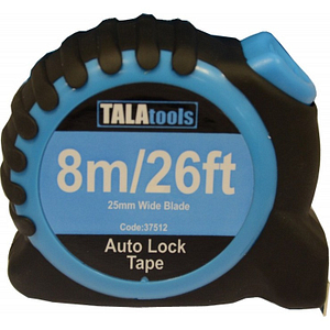 Tala Auto Lock Tape 8m/26ft TAL37512