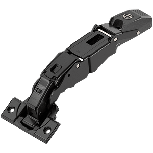 71B7550D CLIP top BLUMOTION Profile door hinge for zero protrusion 125°, overlay application, boss: screw-on