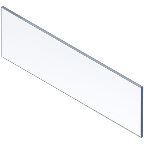 ZE4H458G MERIVOBOX design element – front, height E (142.5 mm), CW=600 mm (18/19 mm), glass clear