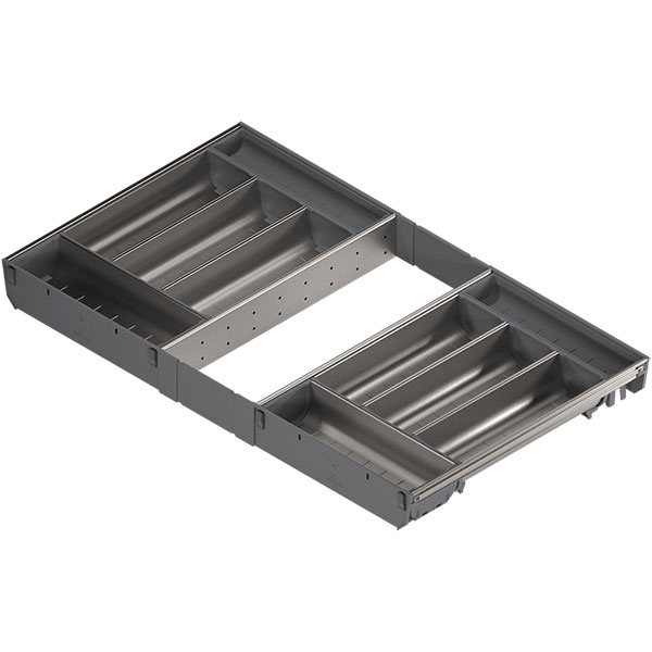 ZSI.80VEI4 ORGA-LINE container set (fully filled), for TANDEMBOX drawer, NL=450 mm, CW=800 mm