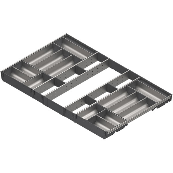 ZSI.10VEI8 ORGA-LINE container set (fully filled), for TANDEMBOX drawer, NL=600 mm, CW=1000 mm