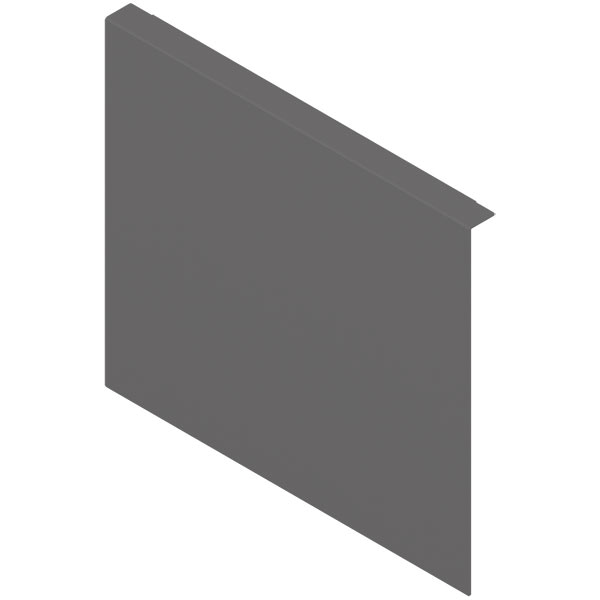 ZC7A0U0F AMBIA-LINE chipboard back adapter, for LEGRABOX/MERIVOBOX high fronted pull-out height F, steel