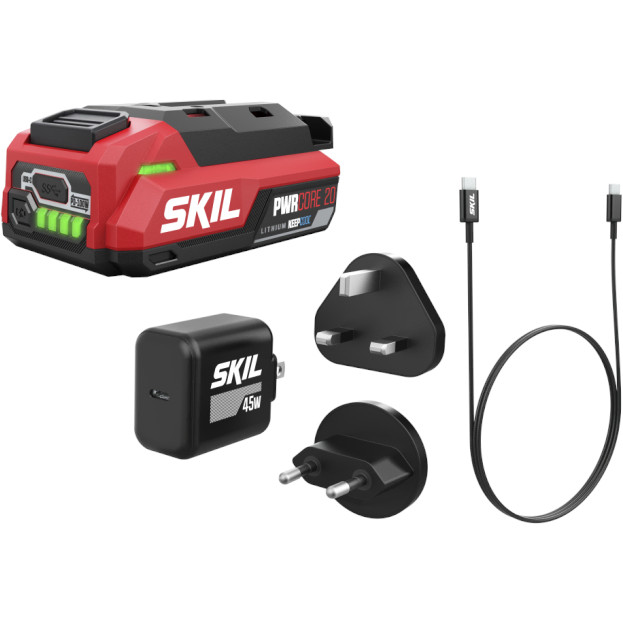 SKIL 3143AA 'Keep Cool™' Battery Charger Combination PWRCORE20 BC1E3143AA