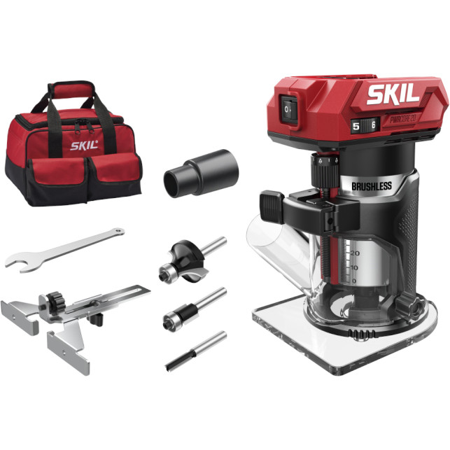 SKIL 3170 FA Compact 'Brushless' cordless Trim router VA1E3170FA